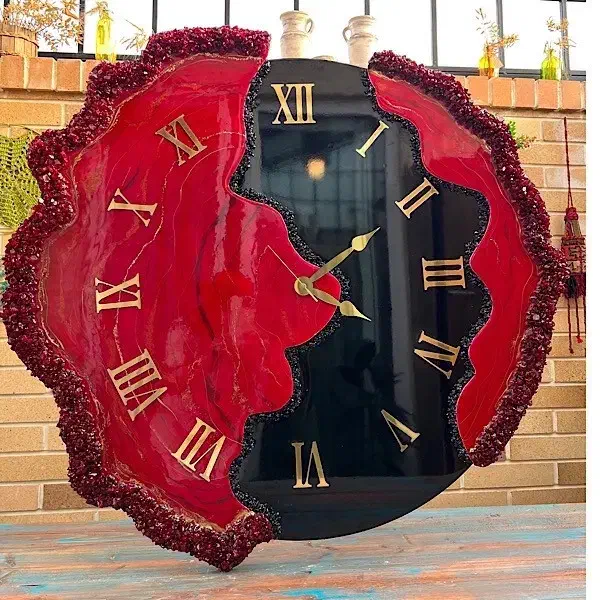 ساعت رزینی|ساعت دیواری و تزئینی|گرگان, |دیوار