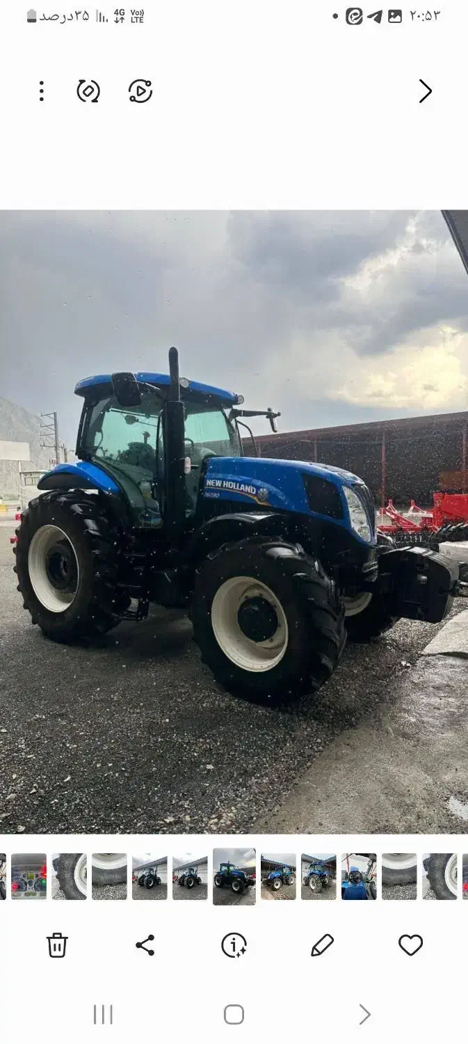 تراکتور نیوهلند T6090  آبی رنگ|خودرو سنگین|کرمانشاه, |دیوار