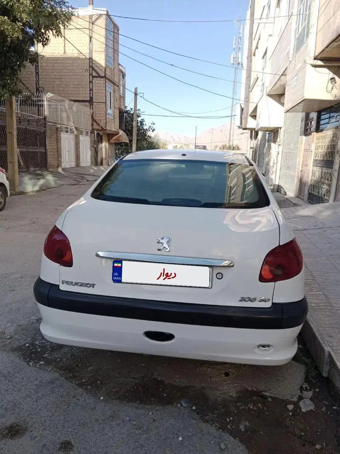 206sd  tu5 مدل87|خودرو سواری و وانت|کرمانشاه, |دیوار