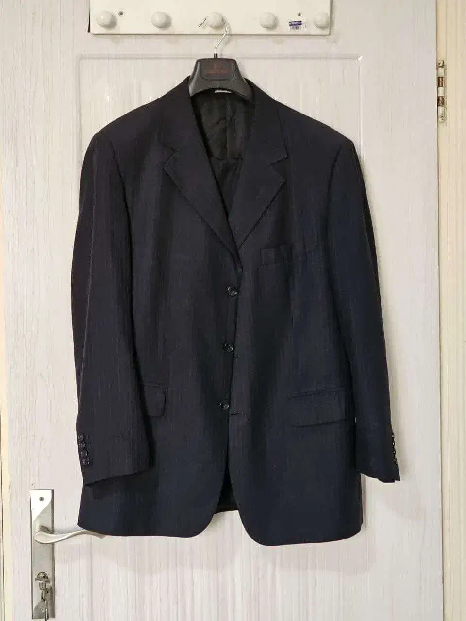 کت و شلوار سرمه ای مارتینلی ایتالیا سایز52|لباس|بابل, |دیوار
