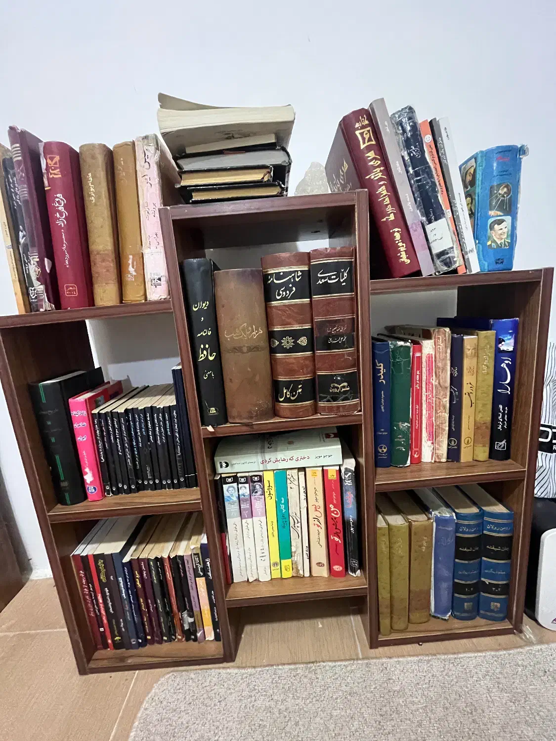 کتابخانه|کتابخانه، شلف، قفسههای دیواری|کرمانشاه, |دیوار