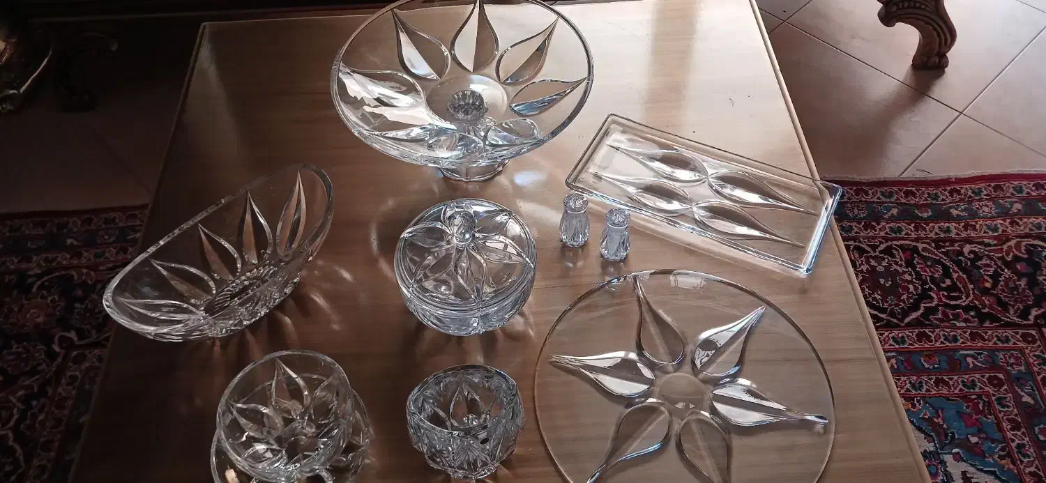 کریستال بلور ناخمن اصل آلمان|ظروف سرو و پذیرایی|اصفهان, برازنده|دیوار