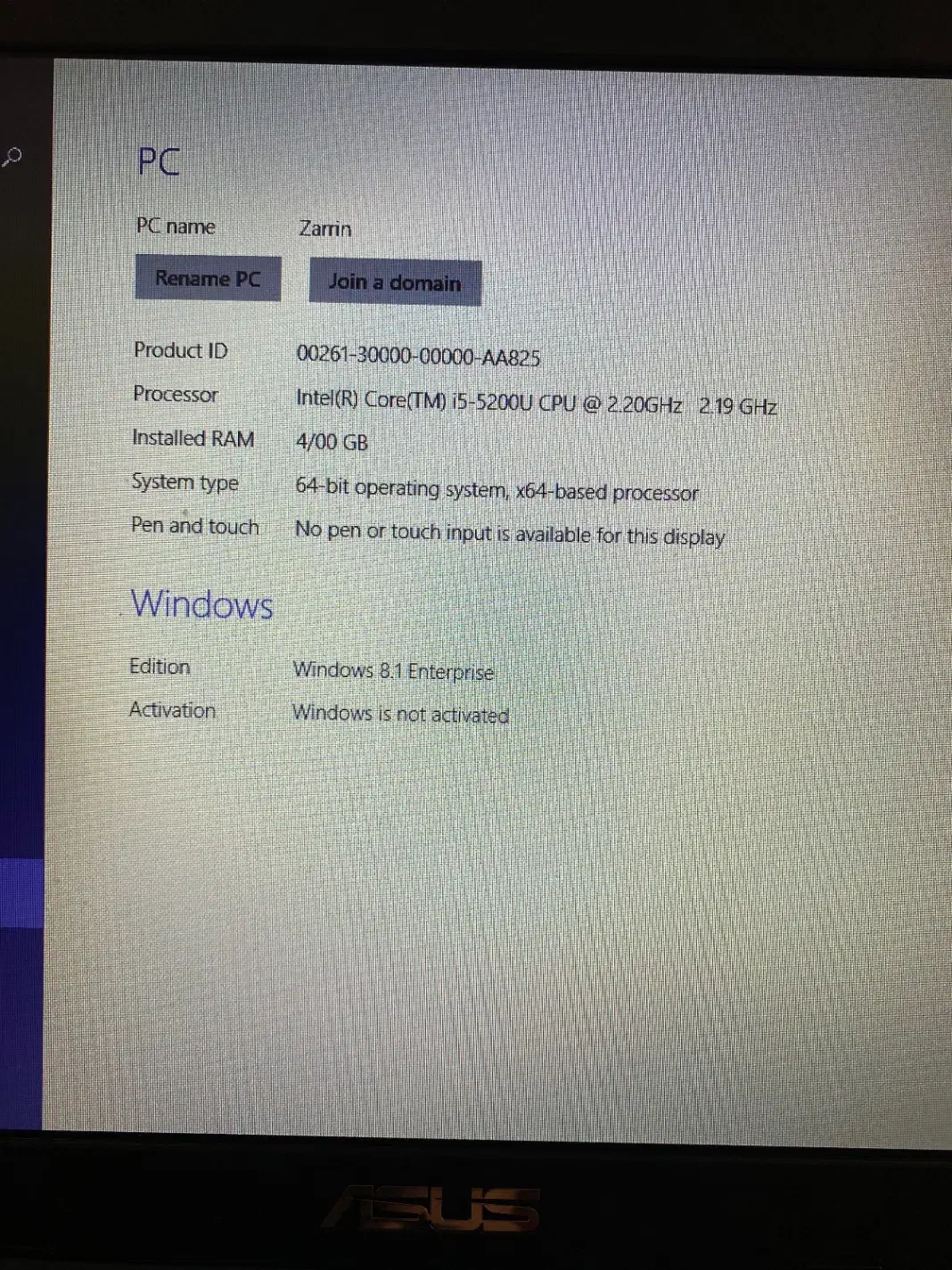 فروش لپ تاپ ایسوس|رایانه همراه|گرمسار, |دیوار