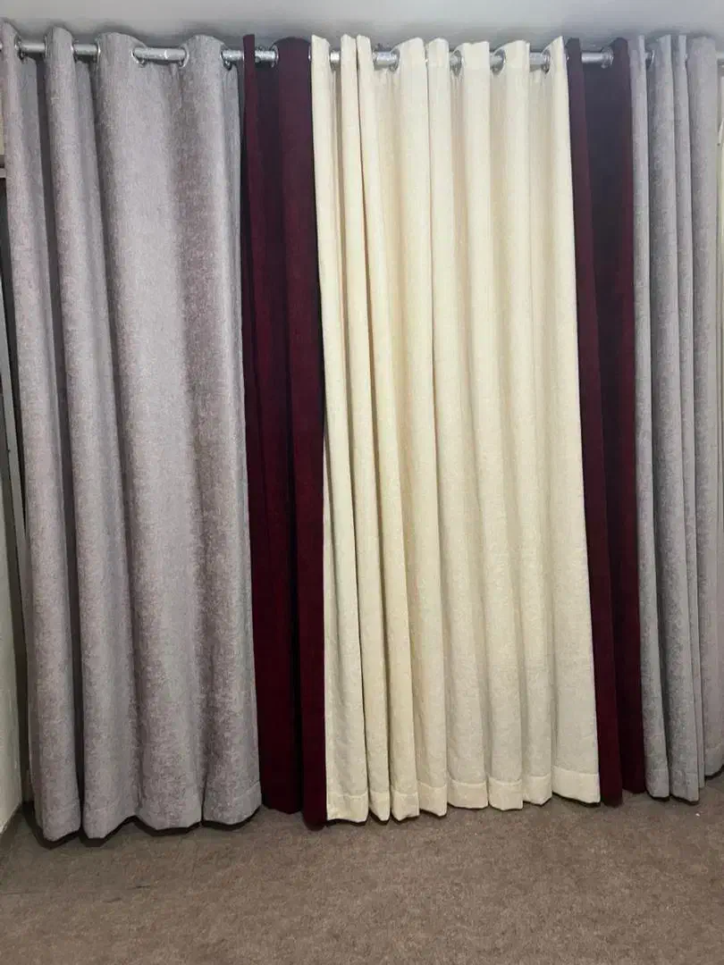 پرده ۵تیکه همراه با زیر پرده ایی وچوب پرده|پرده، رانر، رومیزی|محمدشهر, سیدآباد|دیوار