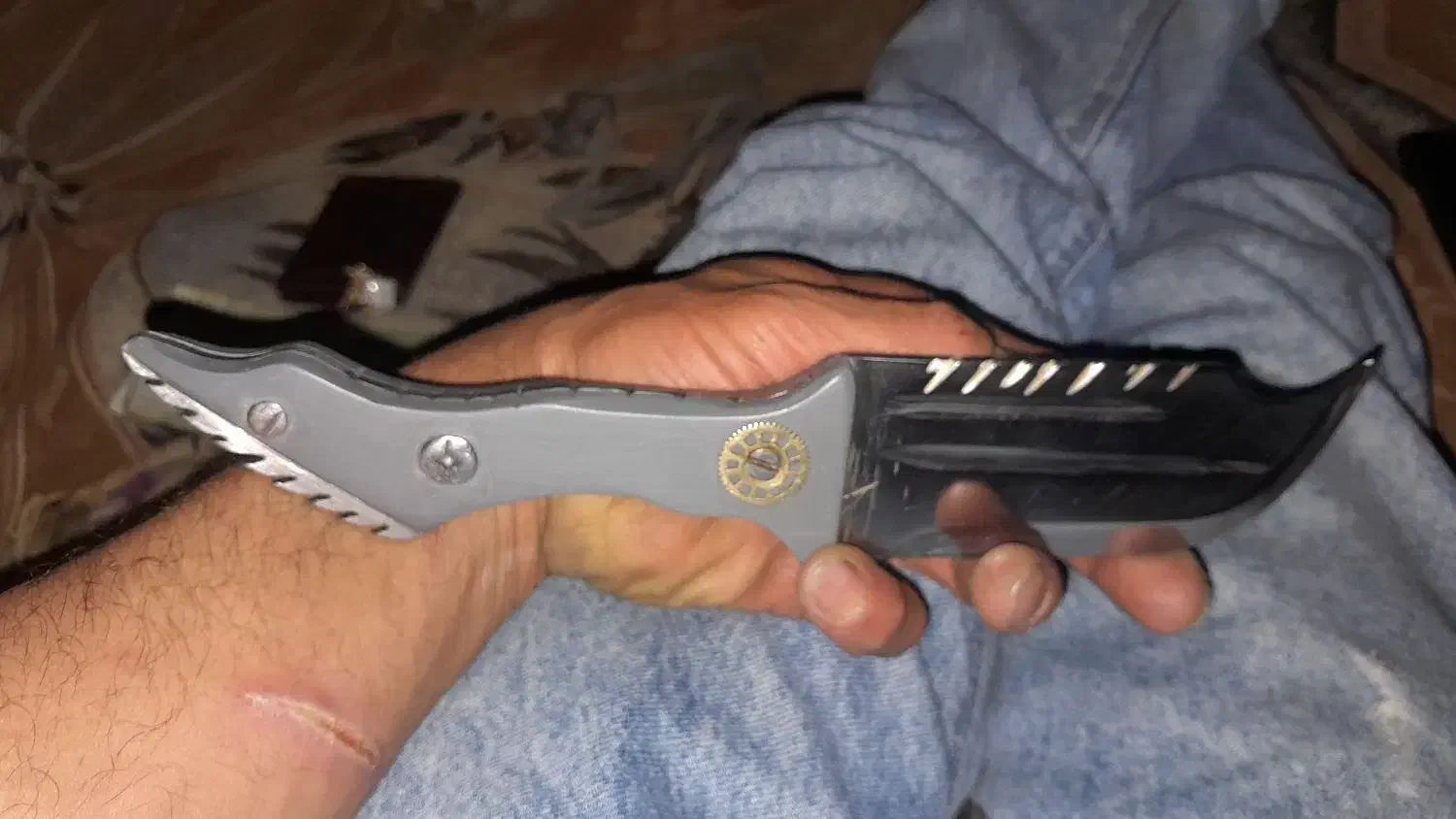 چاقوی کپوری دست ساز،|کلکسیون اشیاء عتیقه|فولادشهر, A2|دیوار