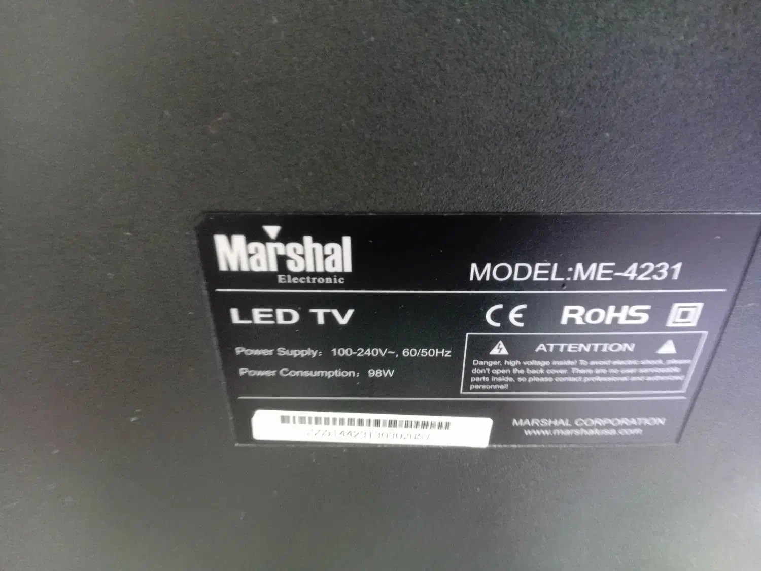 تلویزیون  LEDI مارشال 42|تلویزیون و پروژکتور|اردبیل, |دیوار