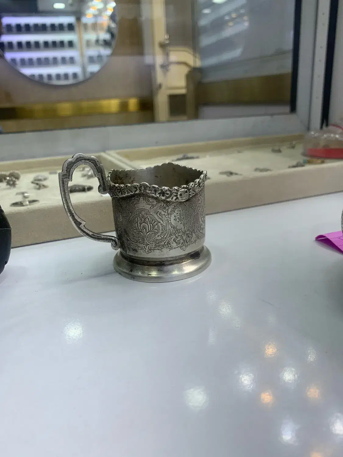 فروش سینی قندان وانگاره نقره|جواهرات|قم, چهل درخت‎|دیوار