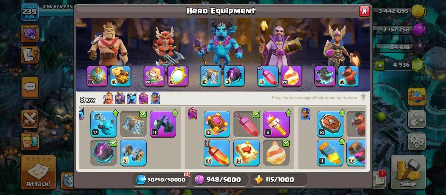 فروش اکانت تاون۱۷تقریبا مکس|کنسول، بازی ویدئویی و آنلاین|دماوند, گیلاوند|دیوار