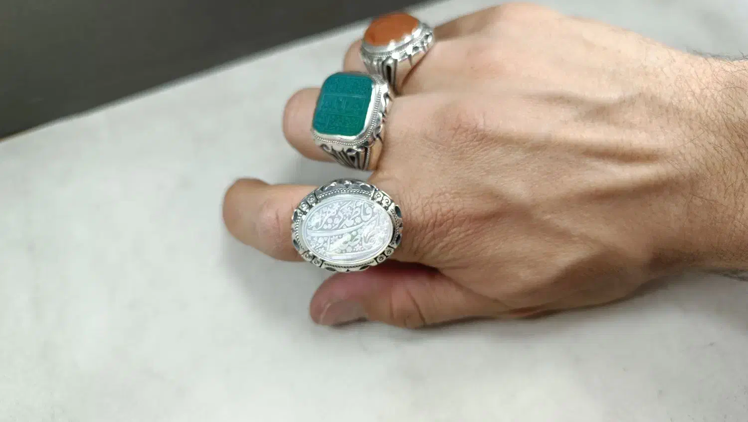 انگشتر مردانه زیبا|جواهرات|زنجان, |دیوار