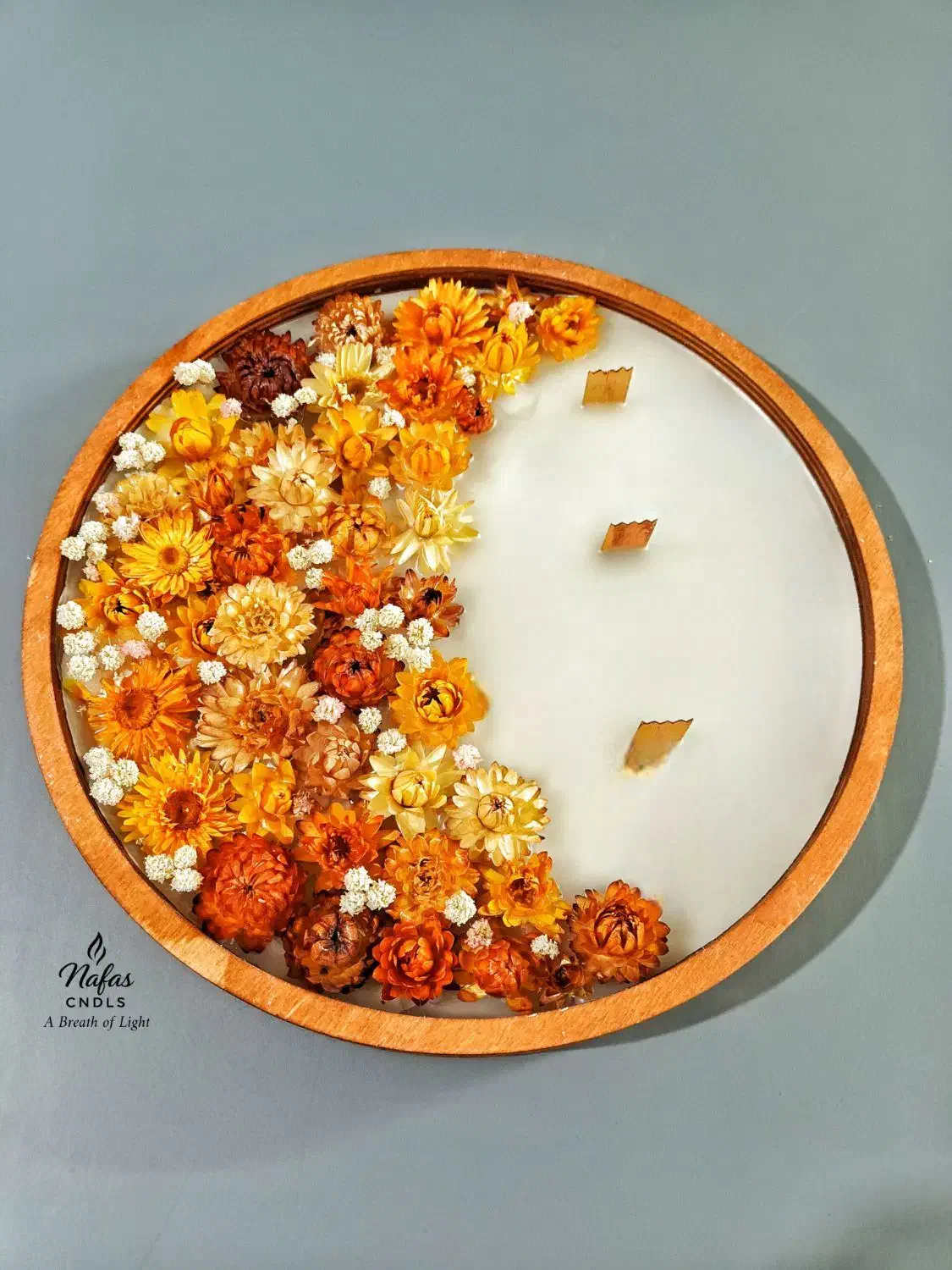 شمع گل خشک|صنایع دستی و سایر لوازم تزئینی|تهران, بهداشت|دیوار