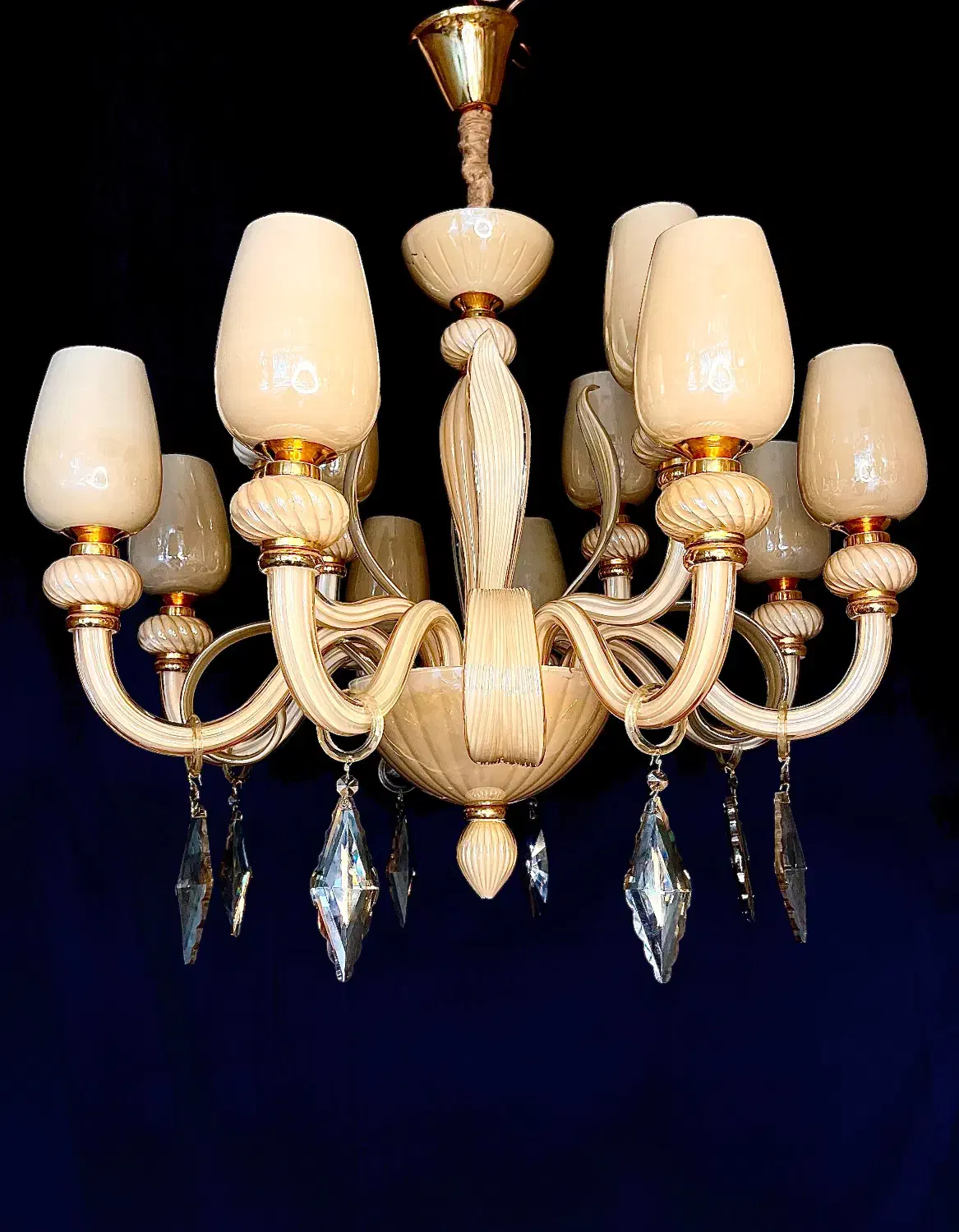 لوستر|لوستر و چراغ آویز|تهران, اتابک|دیوار