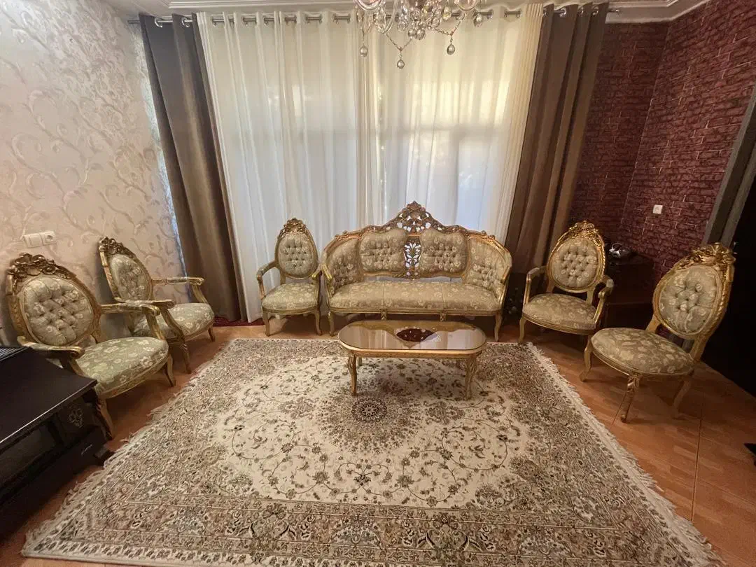 مبل سلطنتی .شیک،۹ نفره|مبلمان خانگی و میز عسلی|اصفهان, میرعماد|دیوار