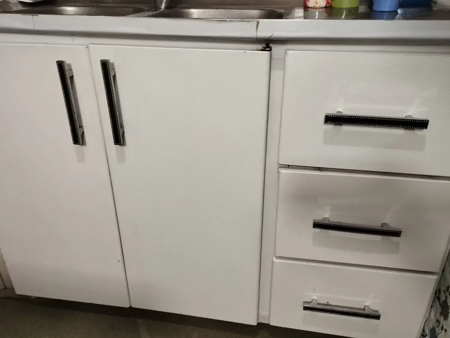 کابینت گالوانیزه|آب‌چکان و نظم‌دهنده ظروف|رشت, منظریه|دیوار