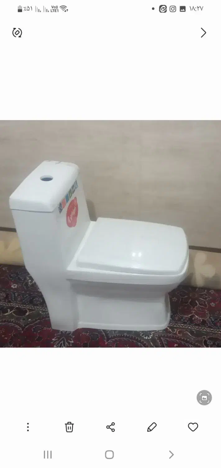 فروش کاسه توالت فرنگی|لوازم سرویس بهداشتی|ساوه, |دیوار