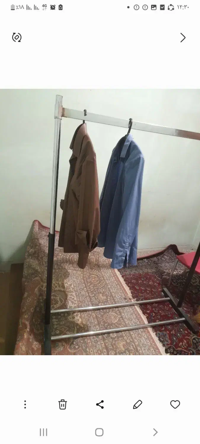 رگال|بندرخت و رخت‌آویز|اصفهان, خانه اصفهان|دیوار