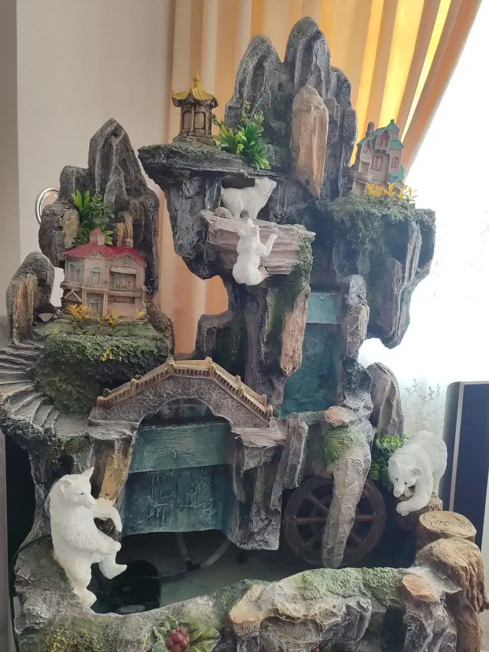 آبنما|مجسمه، تندیس، ماکت|مشهد, میعاد (شهرک غرب)|دیوار