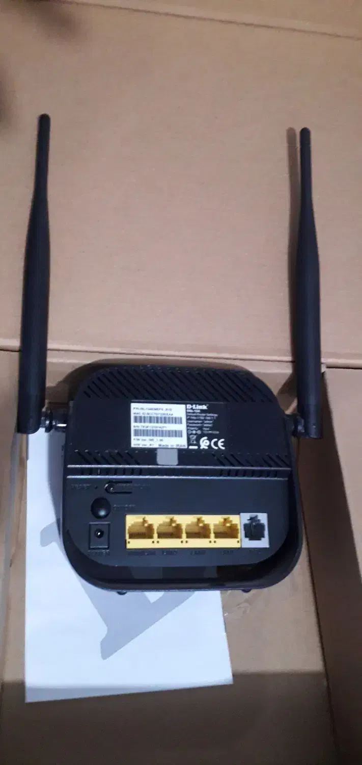 مودم روتر ADSL دی لینک مدل 124-DSL NEW 2022|مودم و تجهیزات شبکه|مبارکه, |دیوار