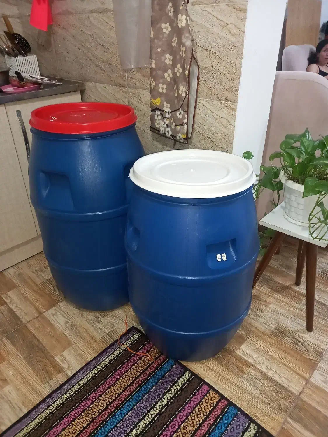 دبه ۱۴۰لیتری و۱۲۰لیتری صفر یکبارم استفاده نشده|ظروف نگهدارنده، پلاستیکی، یکبارمصرف|رشت, پل تالشان|دیوار