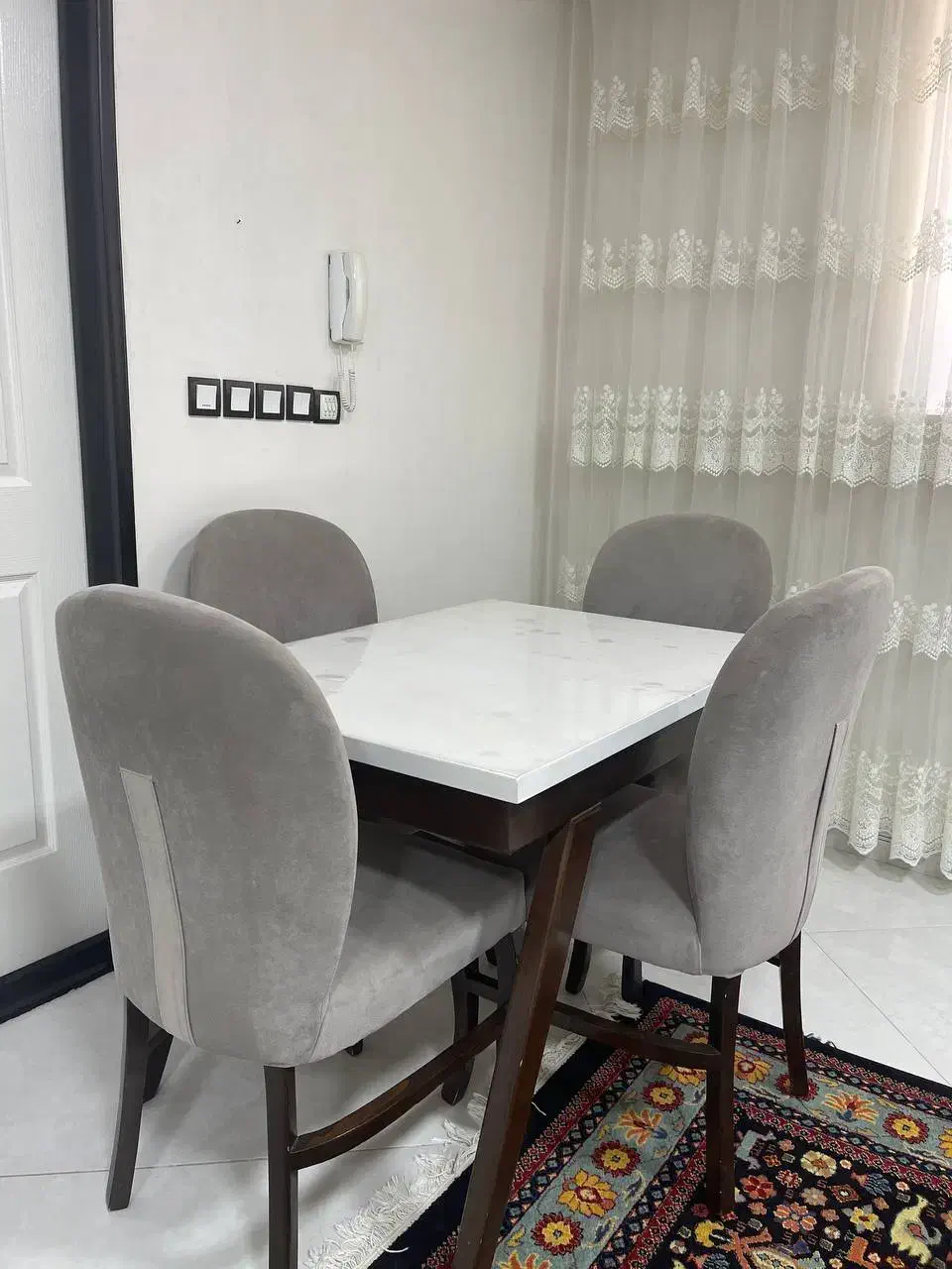 نهار خوری چوبی|میز و صندلی غذاخوری|بوکان, |دیوار