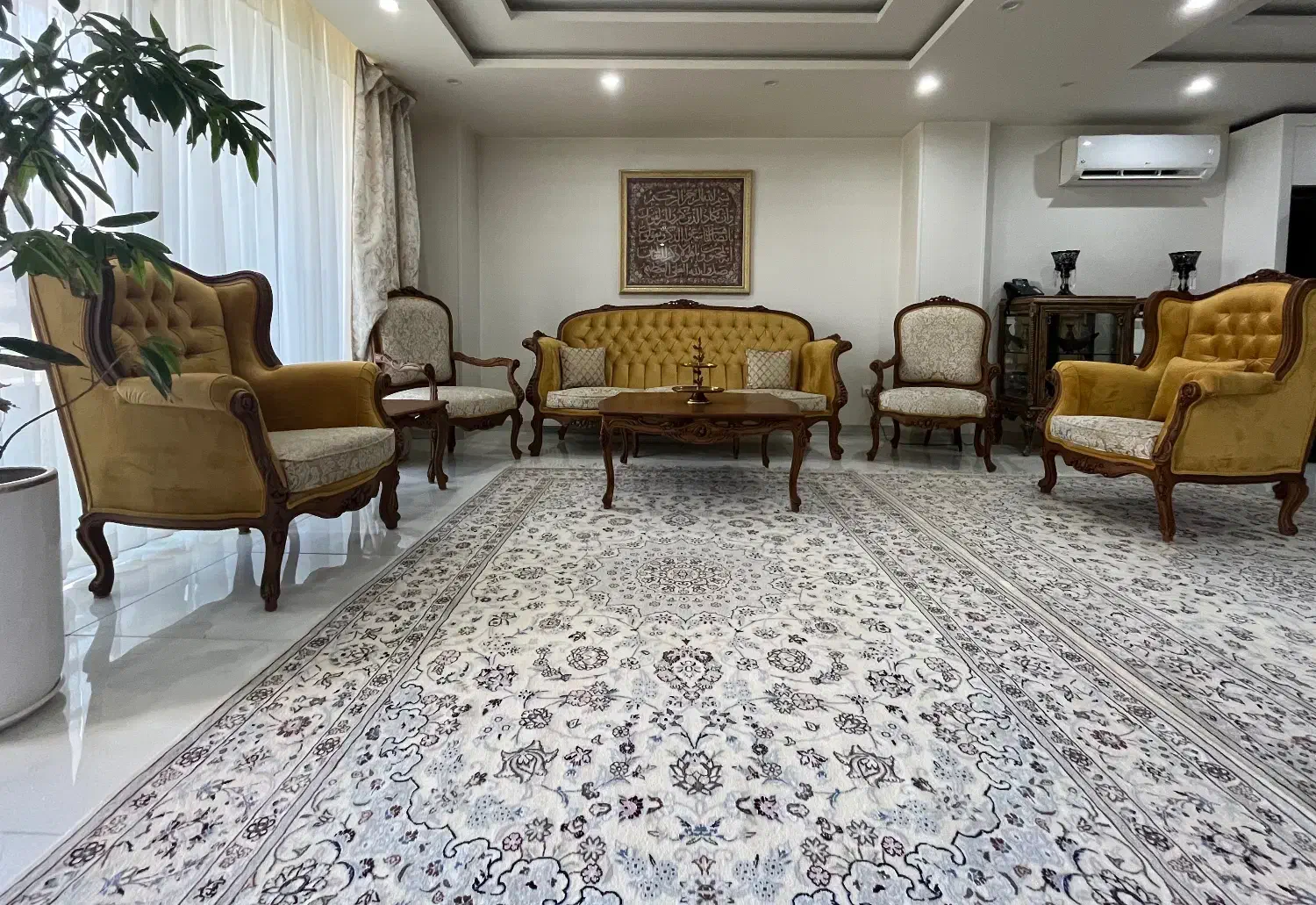 ست کامل مبل فرانسوی پارچه ترک به همراه ناهارخوری|مبلمان خانگی و میز عسلی|اصفهان, بوستان ناژوان|دیوار