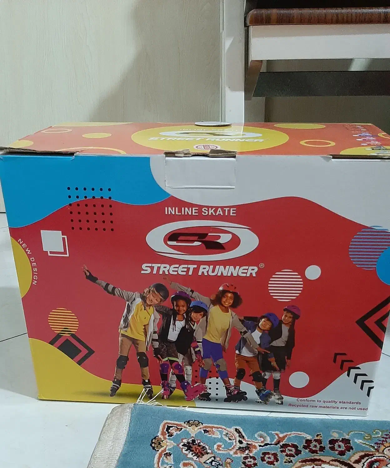 کفش اسکیت با کلاه وزانوبند وآرنج بند نو|دوچرخه، اسکیت، اسکوتر|تهران, خلیج فارس|دیوار