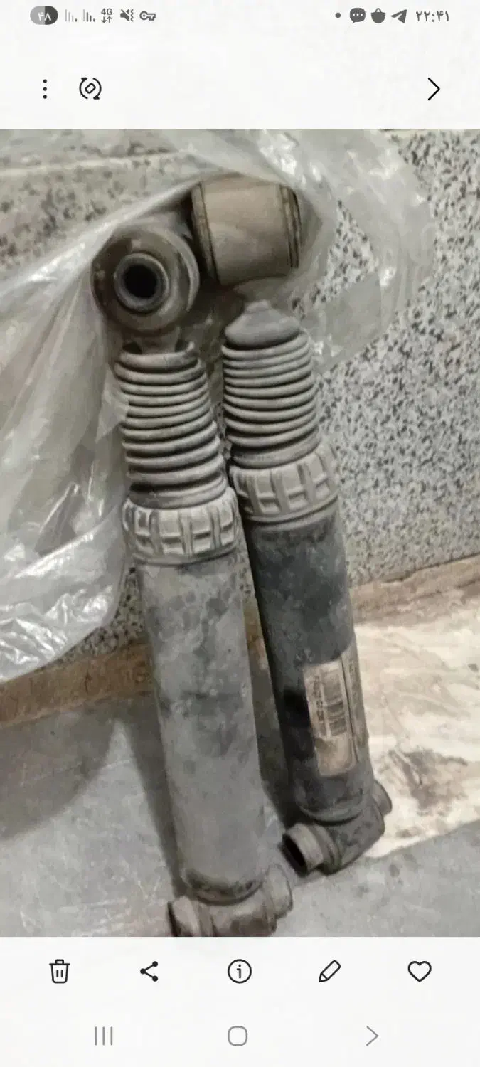 کمک عقب 206 سالم|قطعات یدکی و لوازم جانبی|قم, علی آباد سعدگان|دیوار