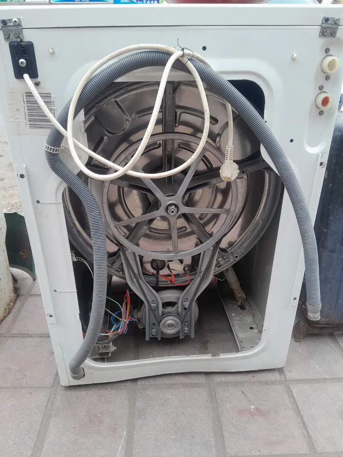 لباسشویی سپهر الکتریک تمام اوتوماتیک|ماشین لباسشویی و خشککن لباس|تالش, هشتپر|دیوار