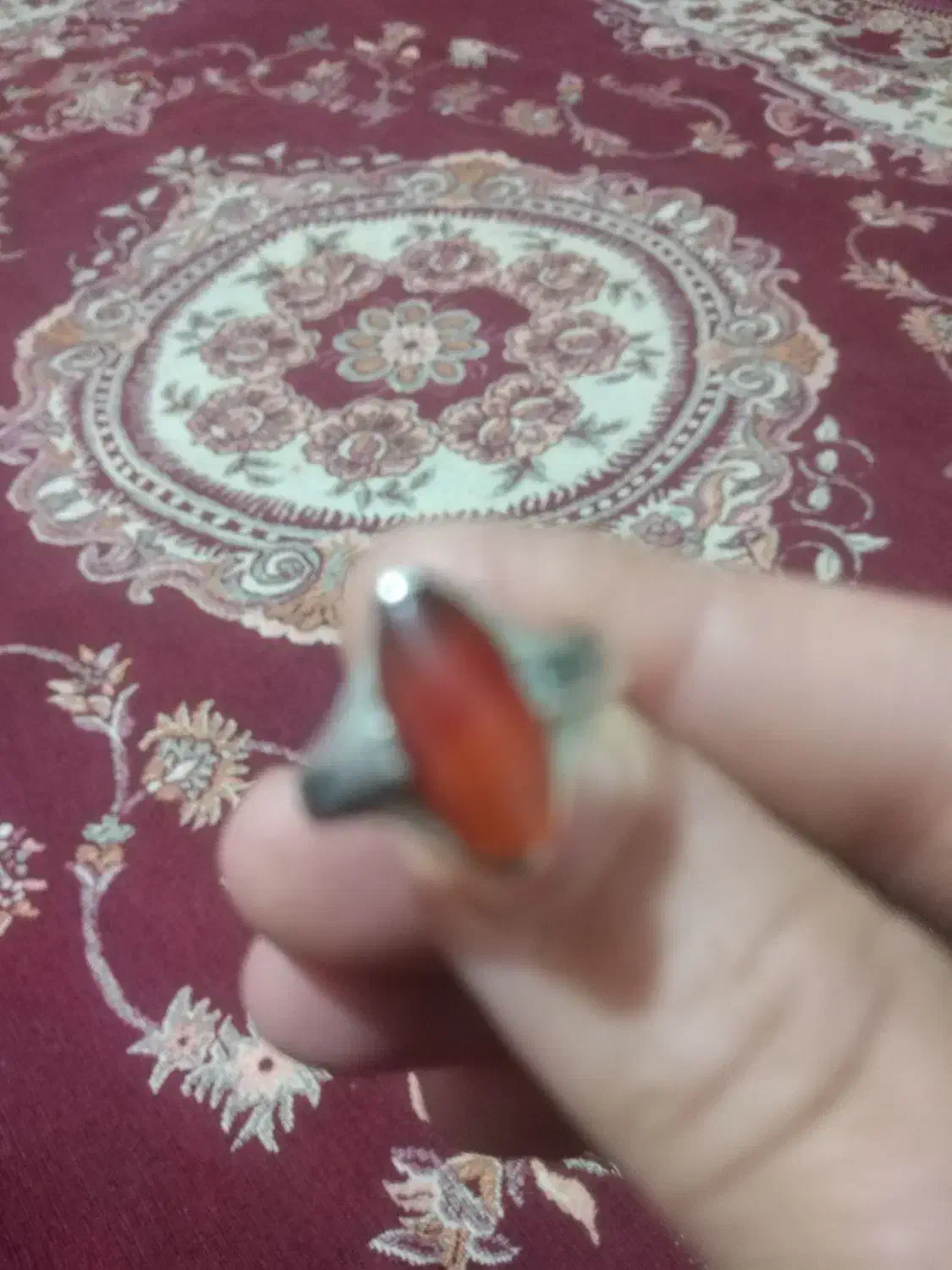 سلام این انگشتر نقر است 700 هزار تومان|جواهرات|قم, علی آباد سعدگان|دیوار