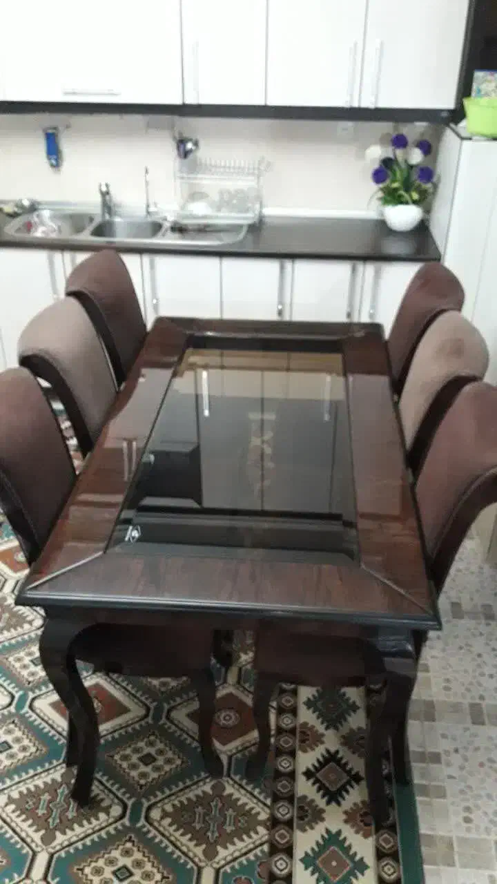 میز نهار خوری|میز و صندلی غذاخوری|بجنورد, |دیوار