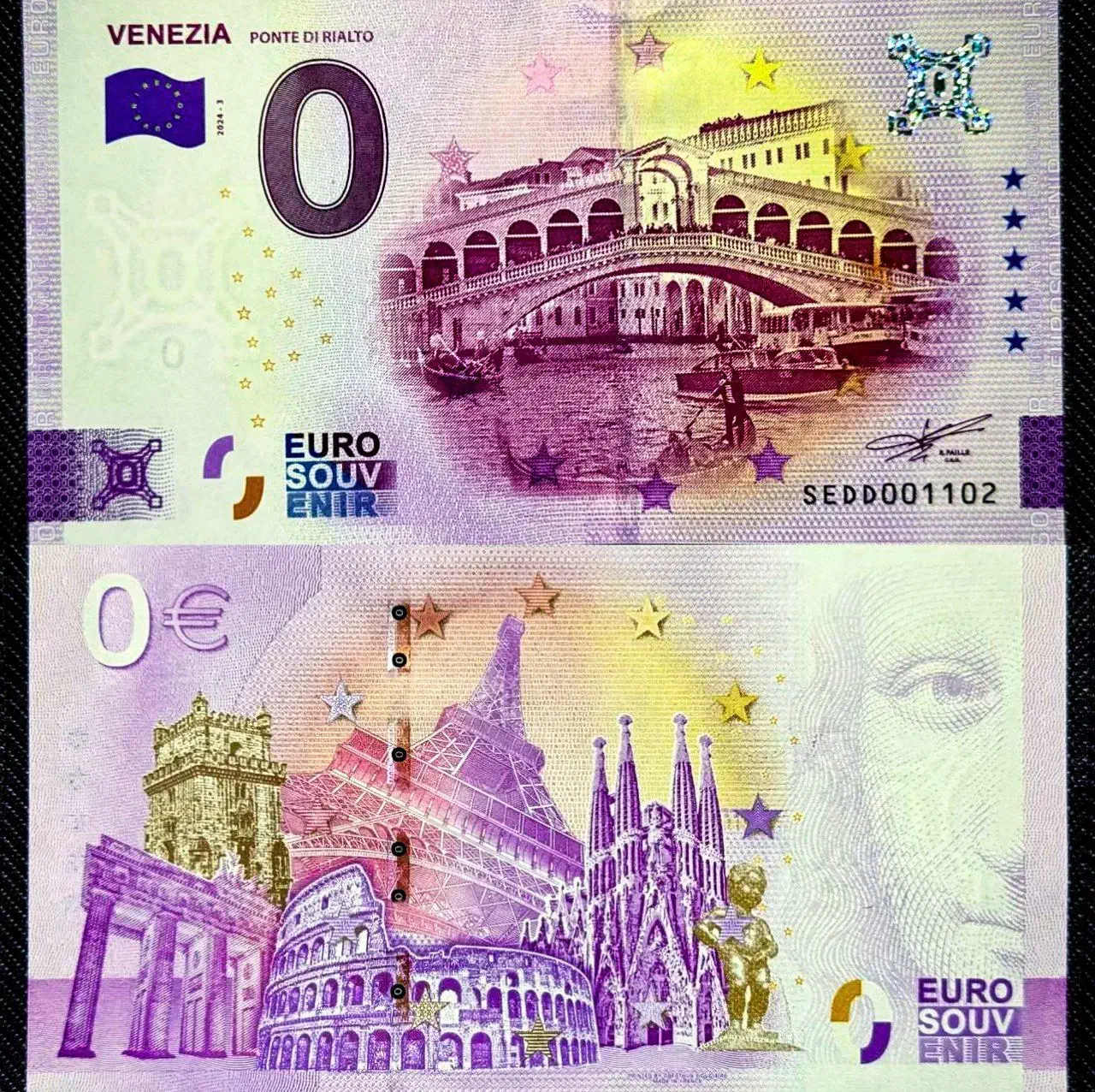 اسکناس صفریورو پل ریالتو|کلکسیون سکه، تمبر، اسکناس|قم, انصار‌الحسین|دیوار