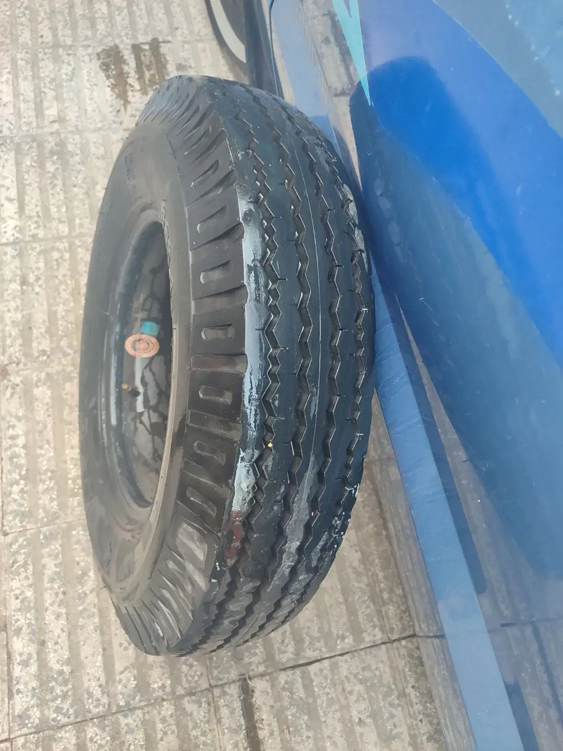 لاستیک مزدا نو با تیوپ|قطعات یدکی و لوازم جانبی|آمل, |دیوار