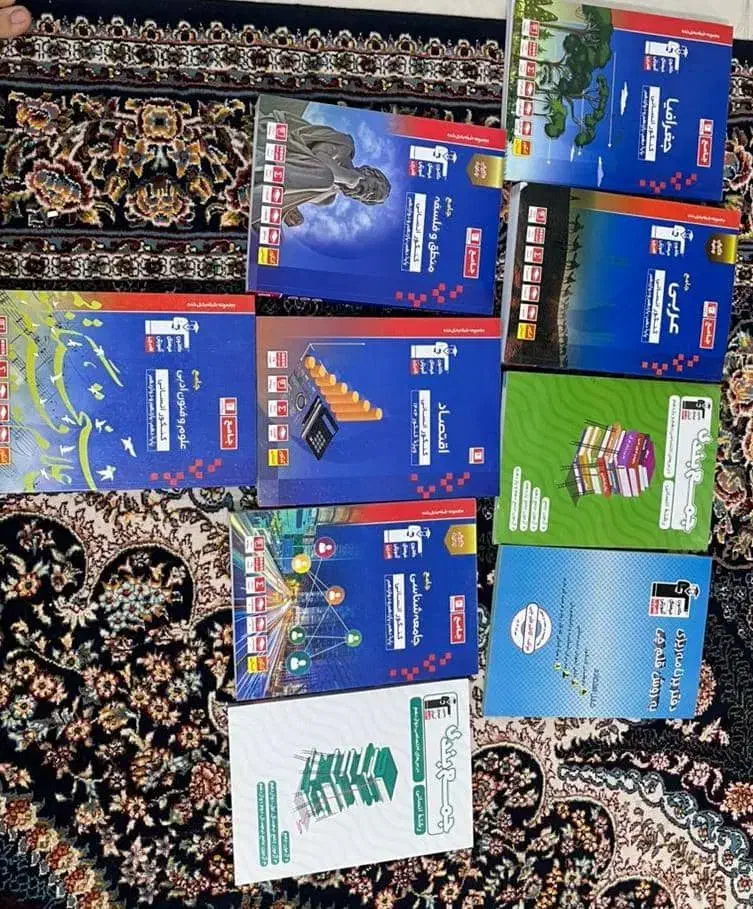 کتابهای قلم چی رشته انسانی  و دو کتاب فرهنگیان|کتاب و مجله آموزشی|میناب, |دیوار