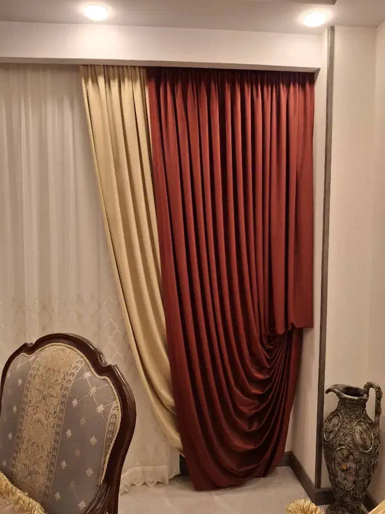 والان پرده بسیارشیک|پرده، رانر، رومیزی|تهران, مینی‌سیتی (شهرک نفت)|دیوار