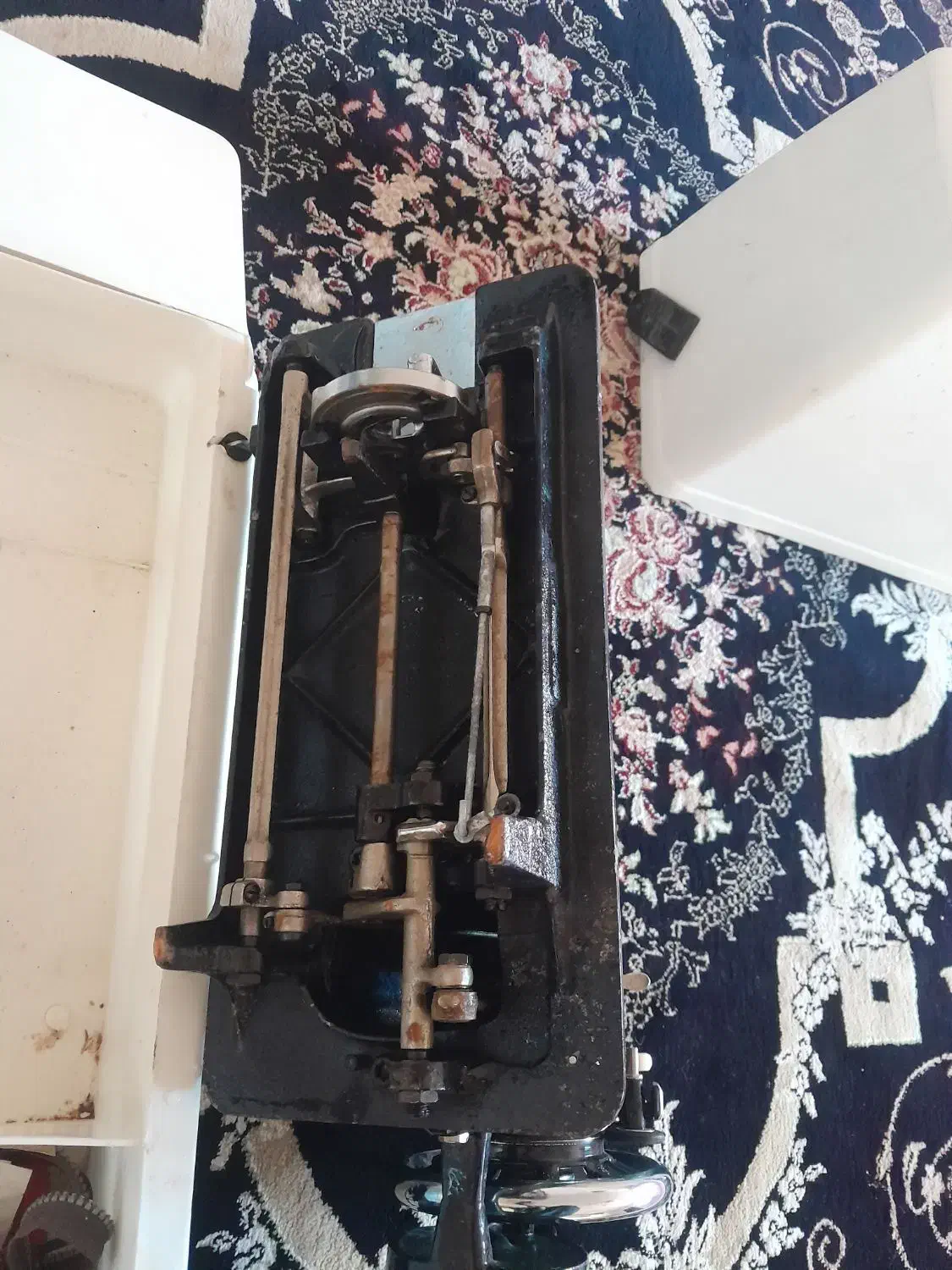 چرخ خیاطی مارشال قدیمی|لوازم خیاطی و بافتنی|مشگین شهر, |دیوار