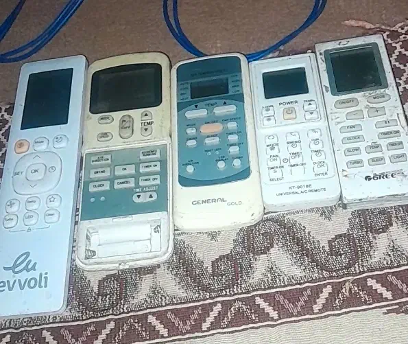 کنترل کولرهای اسپیلت 5عدد سالم و درحدنو|کولر گازی و فن‌کوئل|میناب, |دیوار