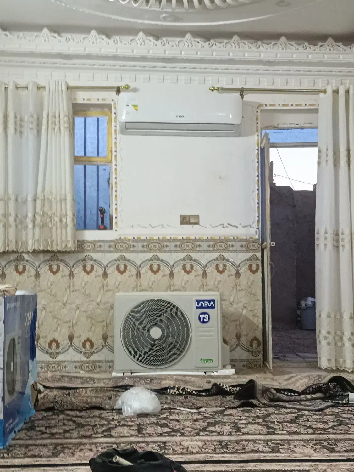 نصب اسپیلت|کولر گازی و فن‌کوئل|زابل, |دیوار