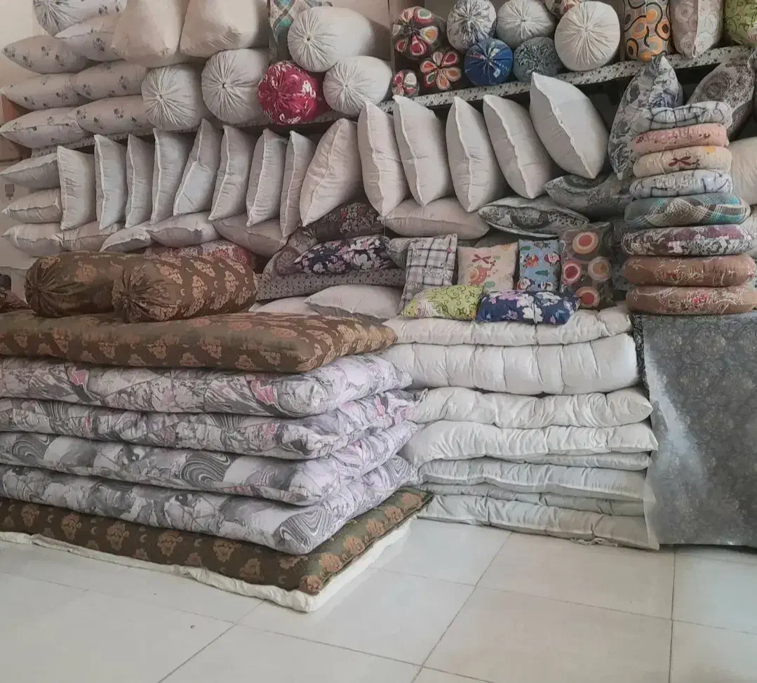 خدمات حلاجی پنبه وپشم دوخت تشک لحاف بالشت|رختخواب، بالش، پتو|اسفراین, |دیوار