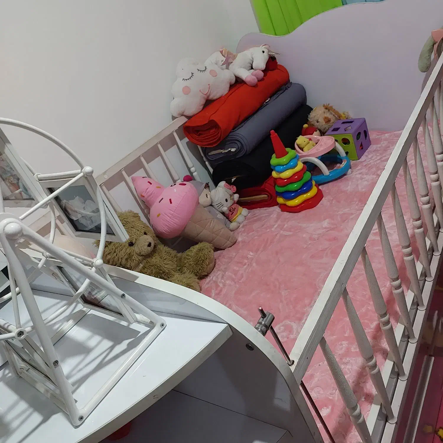 تخت تمام ام دی اف کودک و نوجوان|تشک تختخواب|رشت, معلولین|دیوار