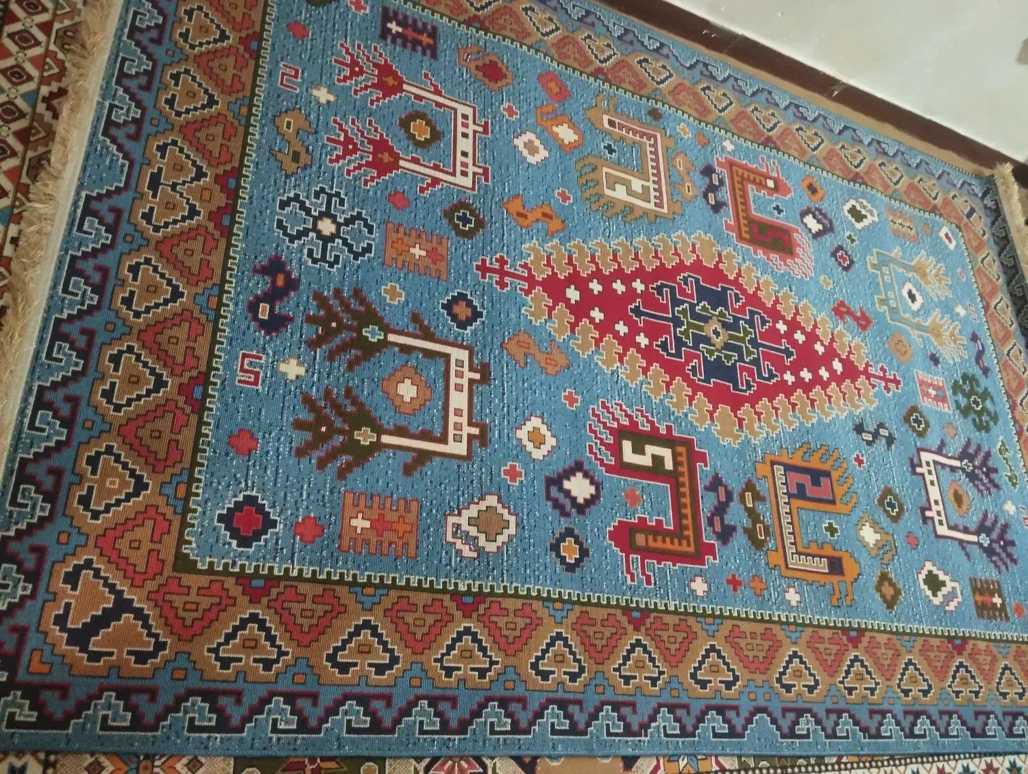 گلیم فرش 6متری|گلیم، جاجیم، گبه|اهواز, گلستان|دیوار