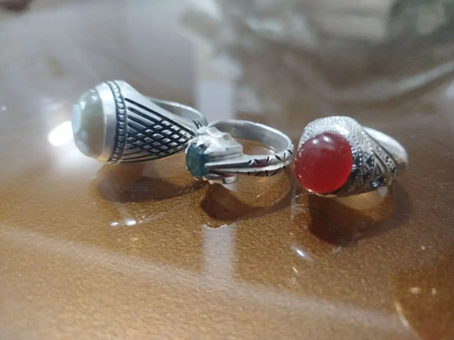 انگشتر باباقوری.زمرد.عقیق یمن بامخراج الماس|جواهرات|یزد, |دیوار