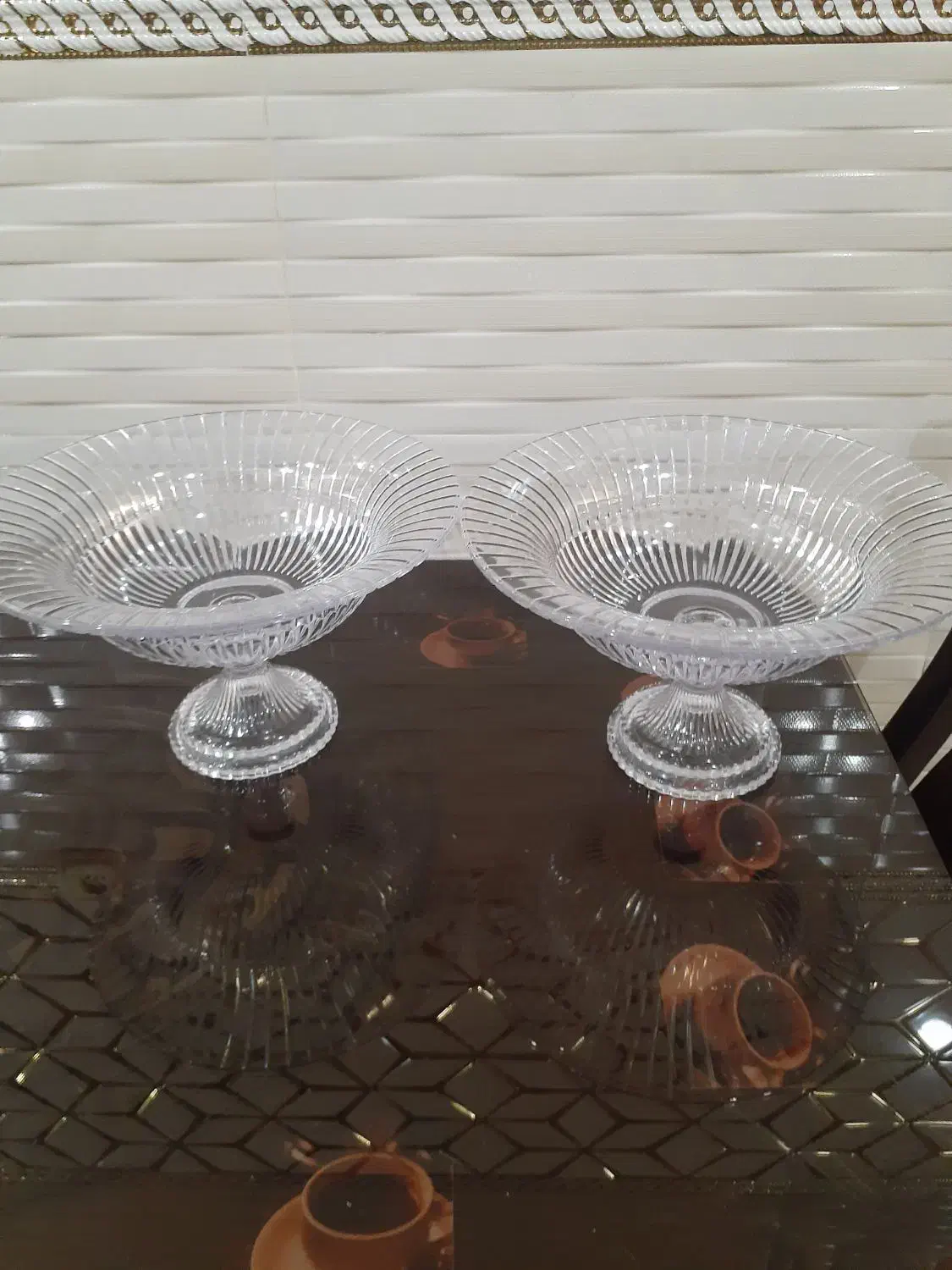 یک جفت میوه خوری|ظروف سرو و پذیرایی|ازنا, |دیوار