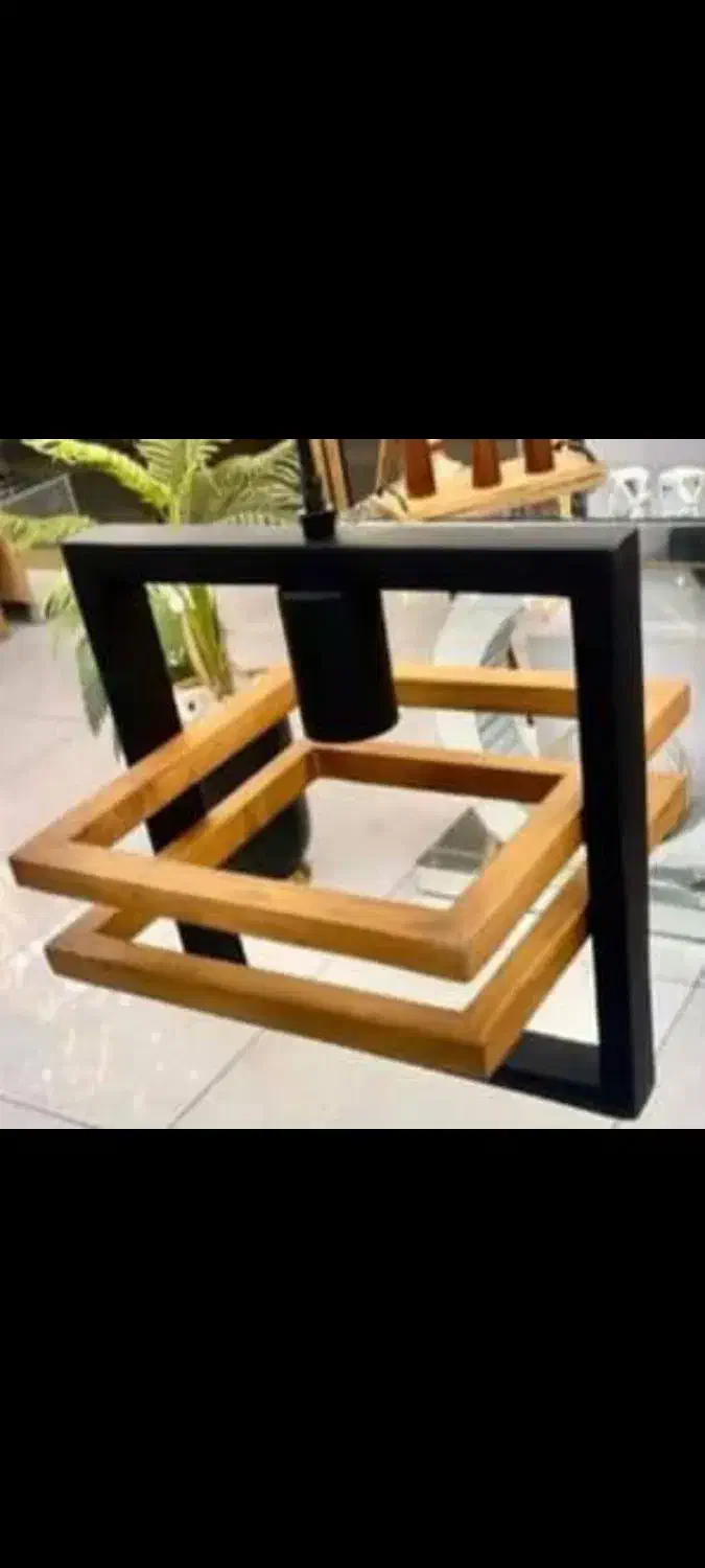 لوستر چوبی چوب لایت با بهترین قیمت در بازار|لوستر و چراغ آویز|مشهد, صیاد شیرازی|دیوار