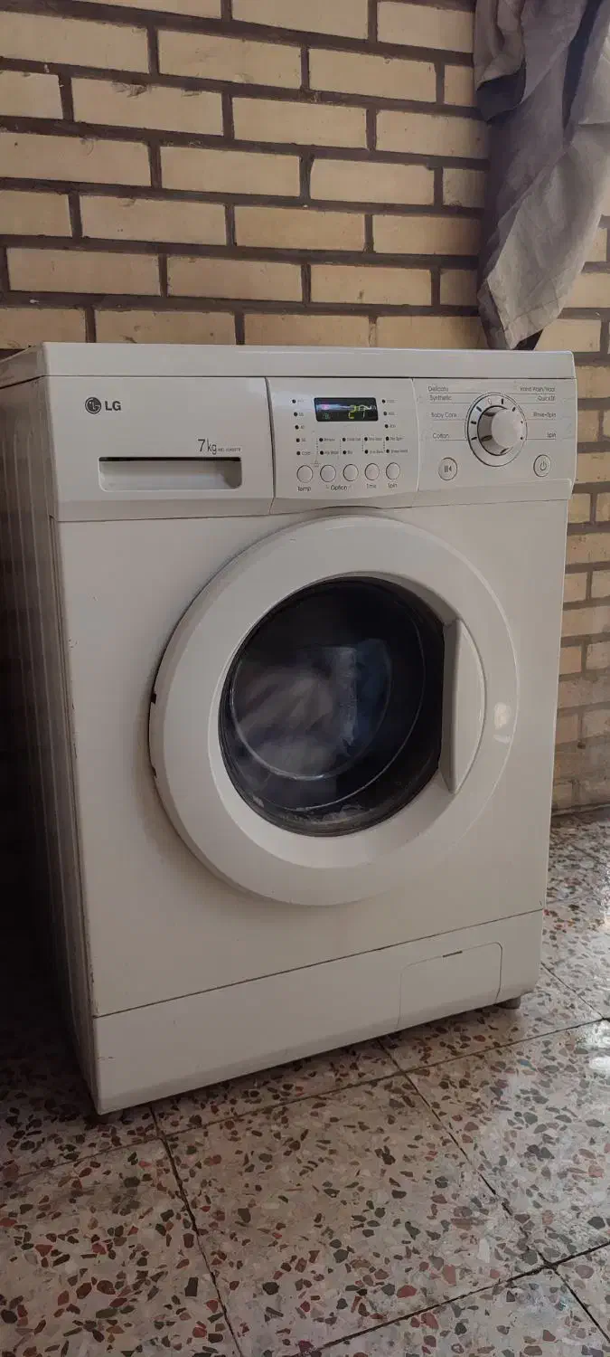 ماشین لباسشویی ۷کیلویی الجی|ماشین لباسشویی و خشککن لباس|دزفول, |دیوار