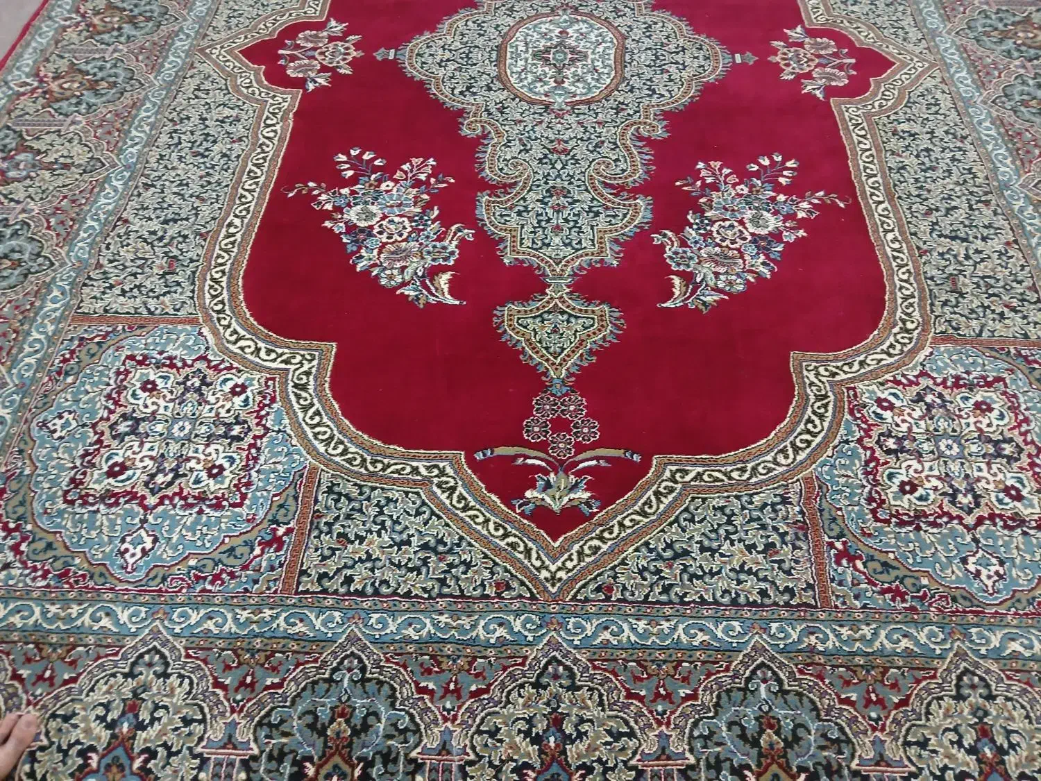 فرش ۱۲ متری دست دوم|فرش|ساوه, |دیوار