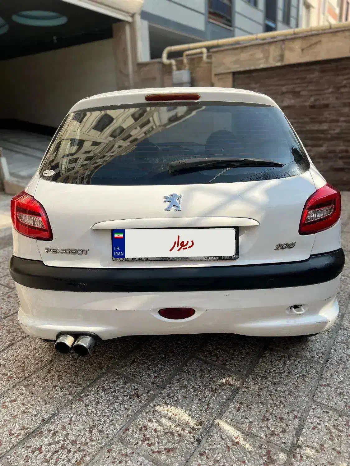 206 تیپ۵ مدل ۹۳|خودرو سواری و وانت|تهران, اوقاف|دیوار