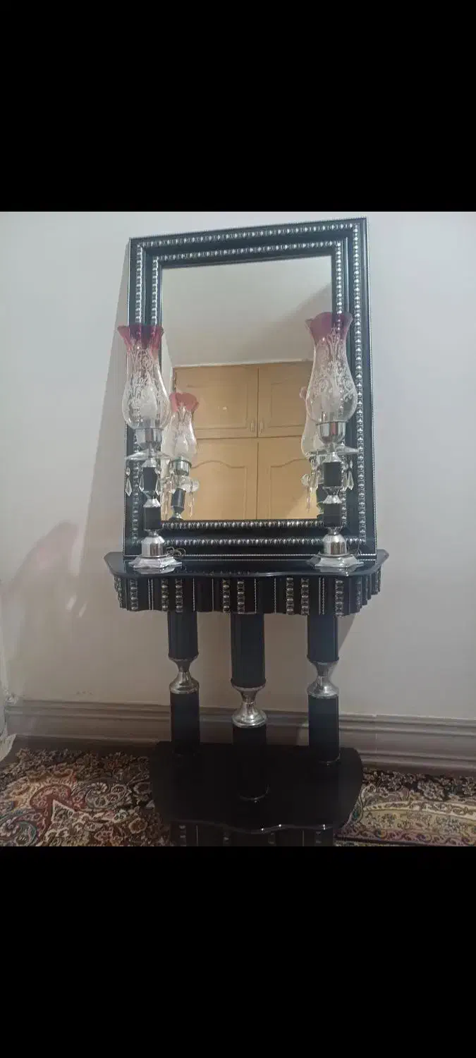 آیینه شمعدان|آینه|قرچک, داوود آباد|دیوار