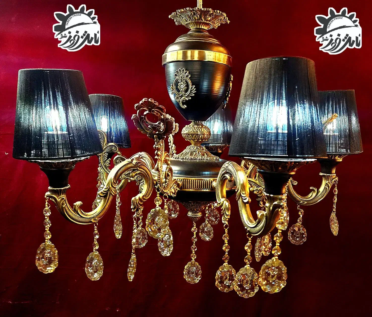 لوسترلاکچری مخصوص خانه‌های باکلاسِ مشهدی تابش فروز|لوستر و چراغ آویز|مشهد, خین عرب|دیوار
