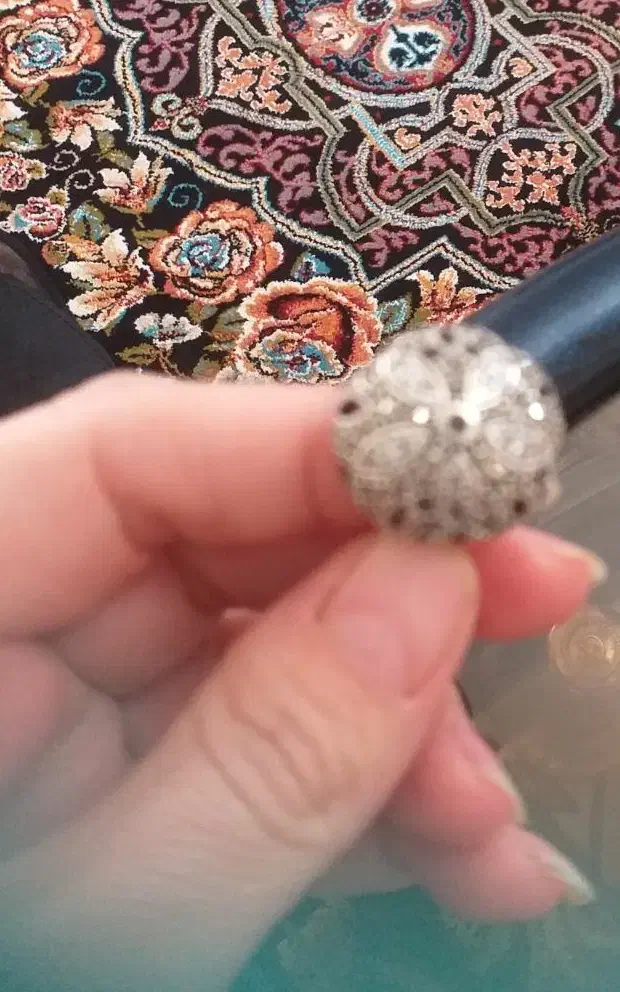 انگشتر نقره سیاه قلم|جواهرات|خرم‌آباد, |دیوار