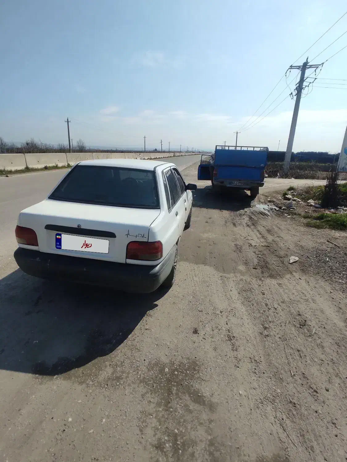 پرایدسفید مدل۹۲|خودرو سواری و وانت|نکا, |دیوار