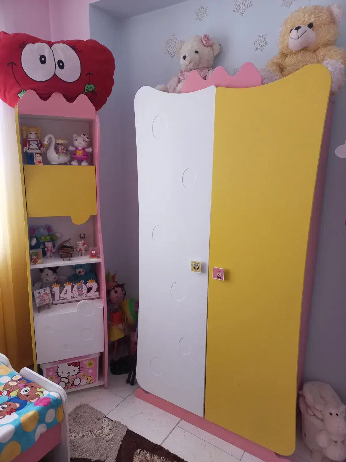 سرویس خواب کودک نوجوان|تخت و صندلی بچه|تهران, مقدم|دیوار